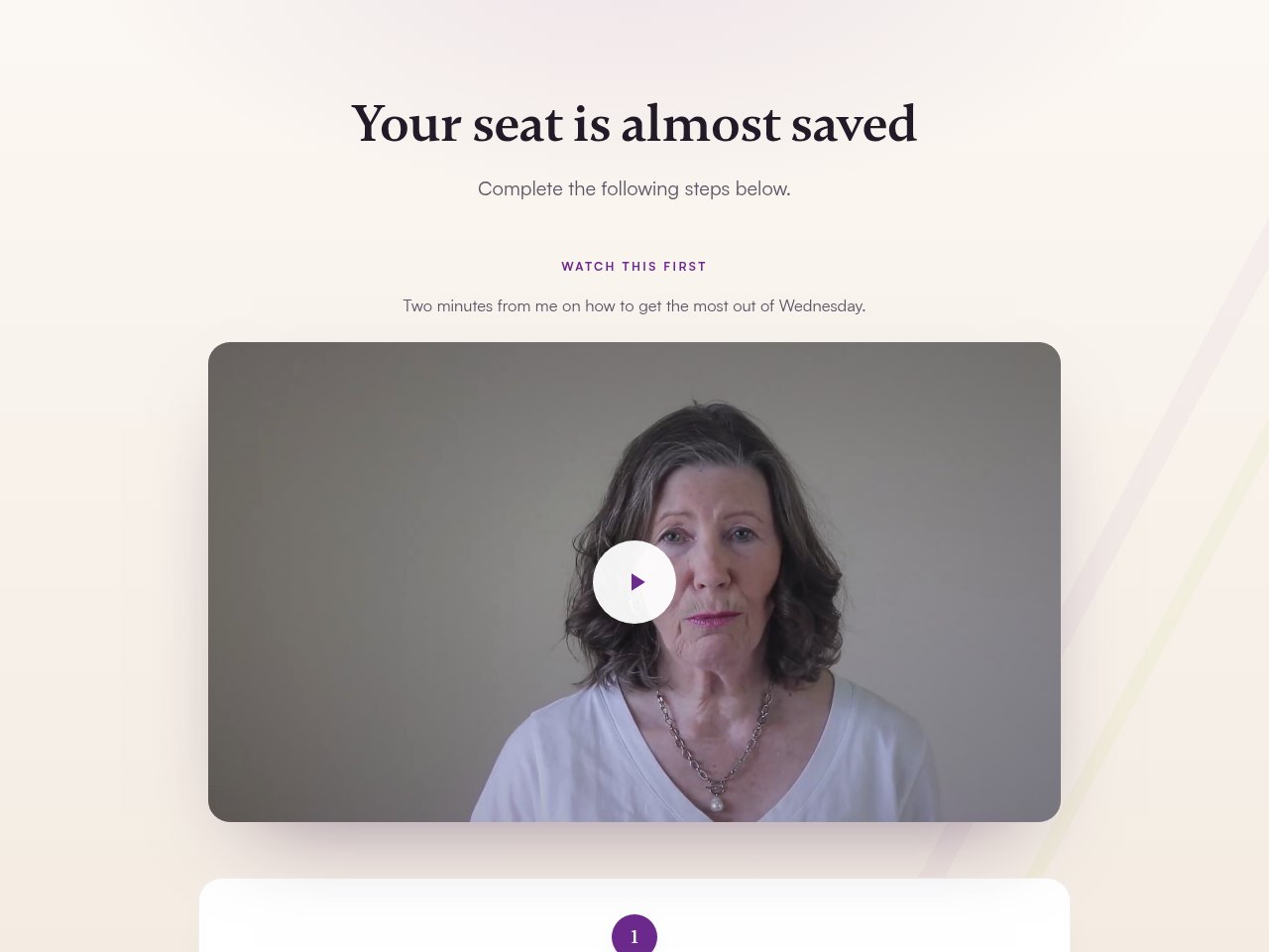 Thank-you page preview